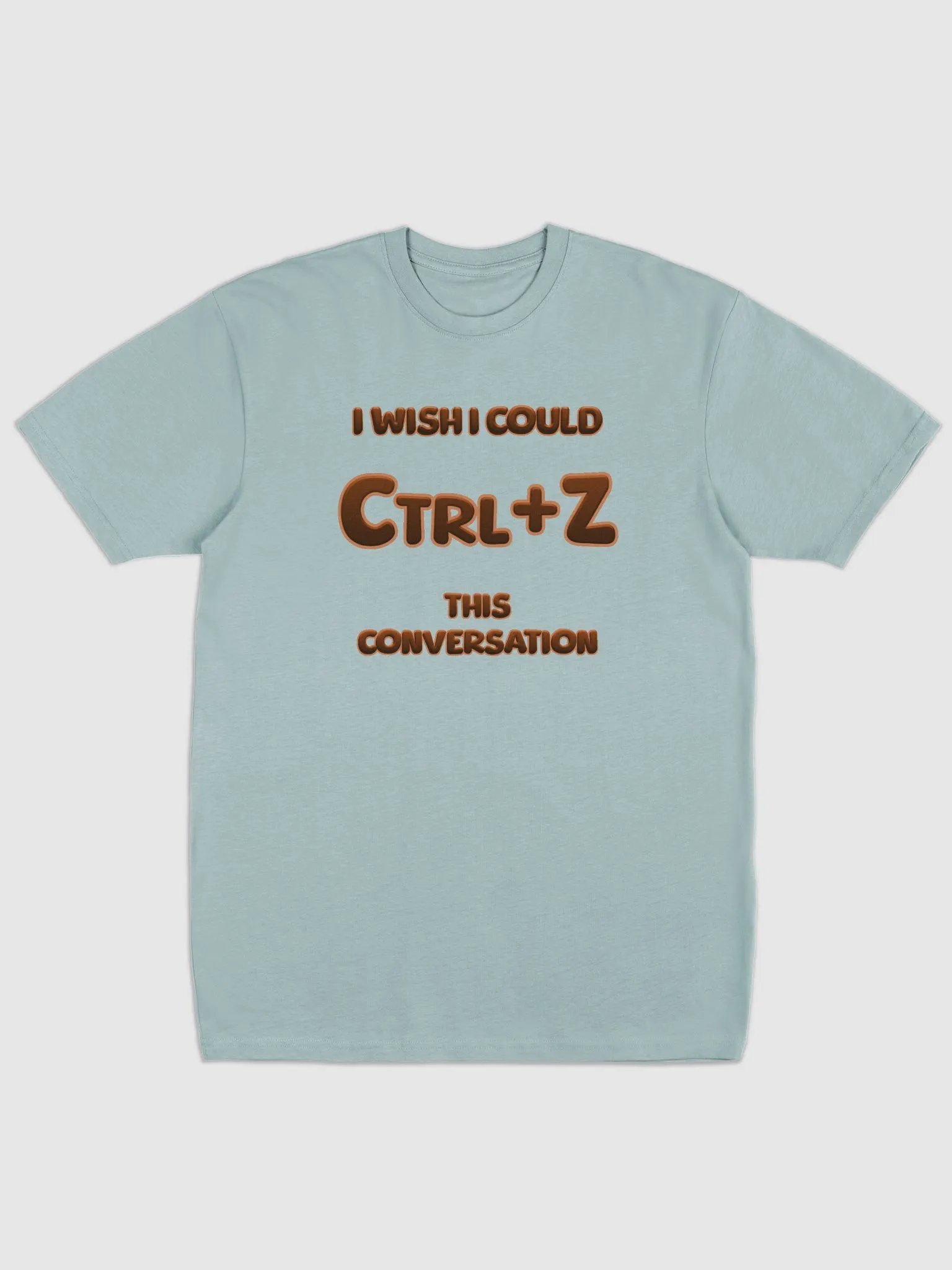 【Ctrl+Z】Orange Text Men's Premium Heavyweight Tee product image (1)