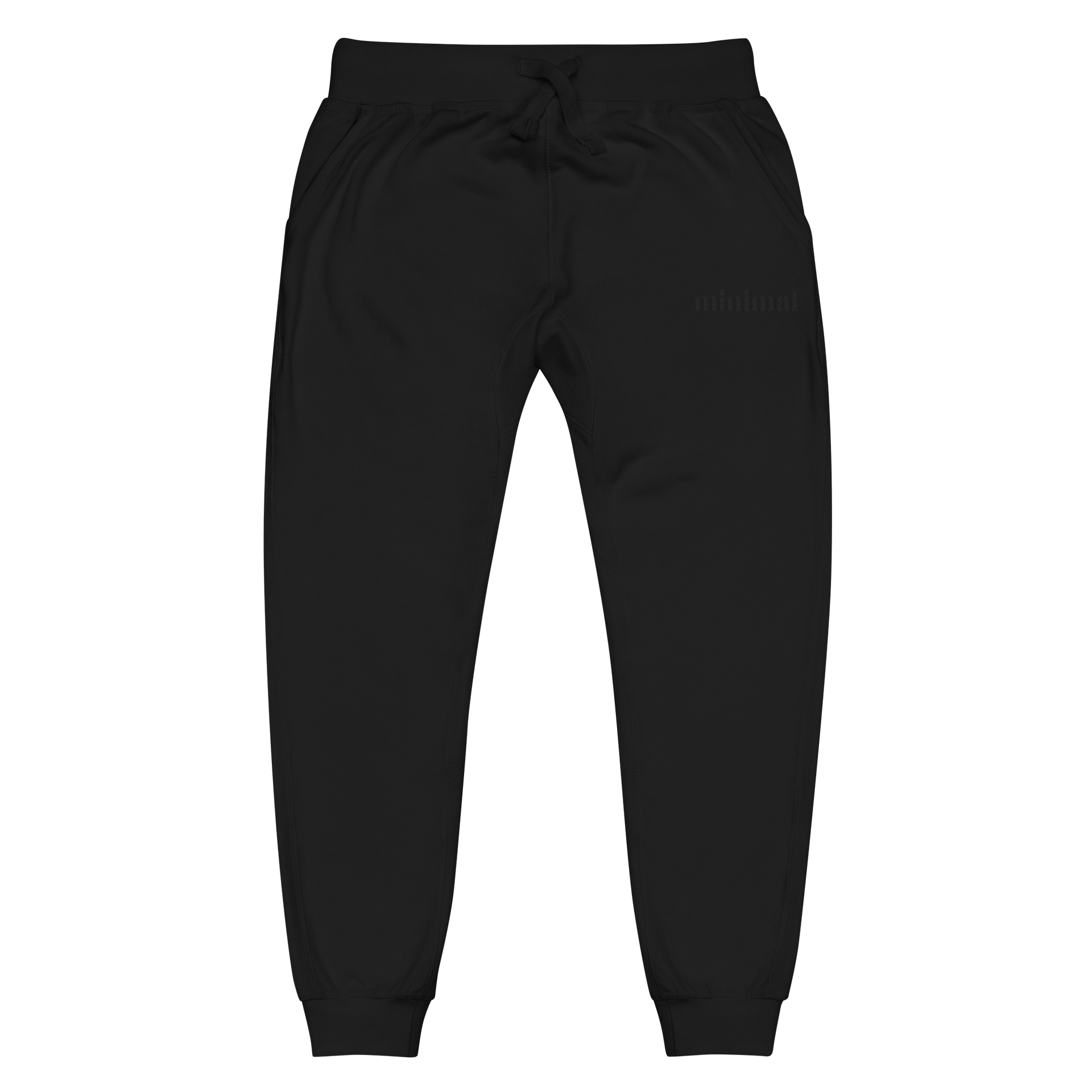 001: black stitched joggers product image (1)
