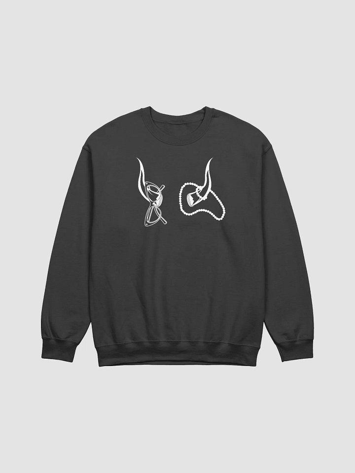 Horns, Glasses & Pearls Classic Crewneck Sweatshirt product image (2)