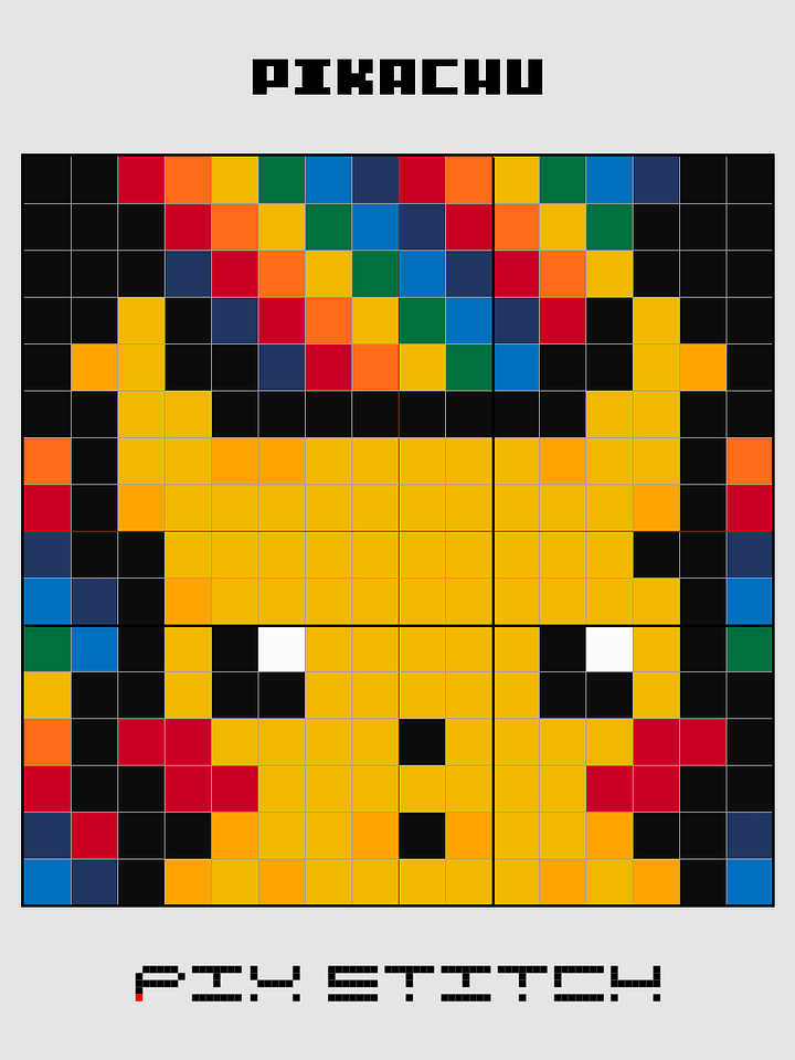 Pikachu Pixel Art product image (2)