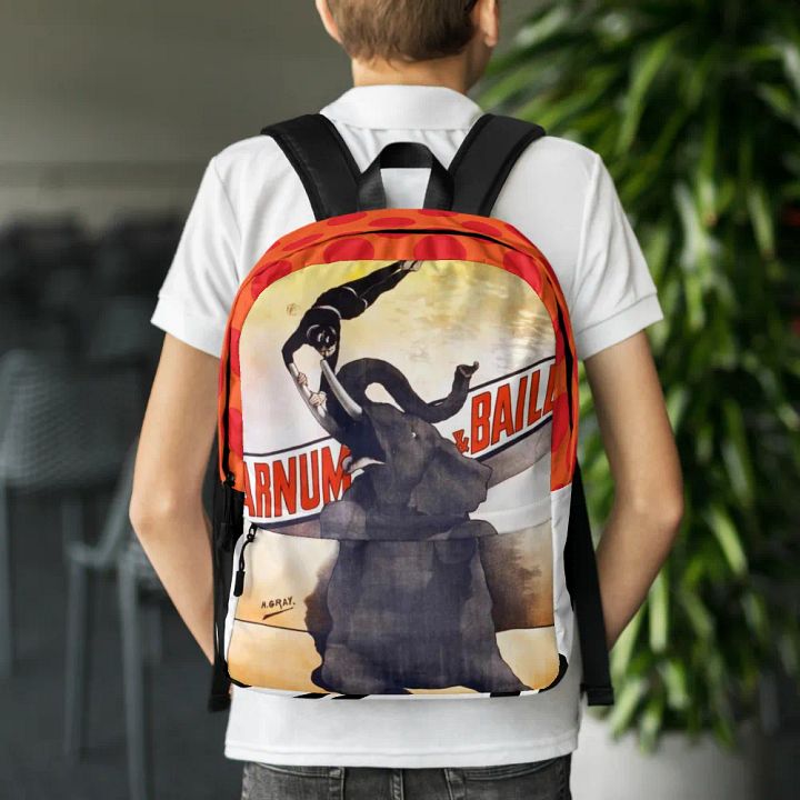 Vintage Circus Spectacle All-Over Print Backpack product image (2)