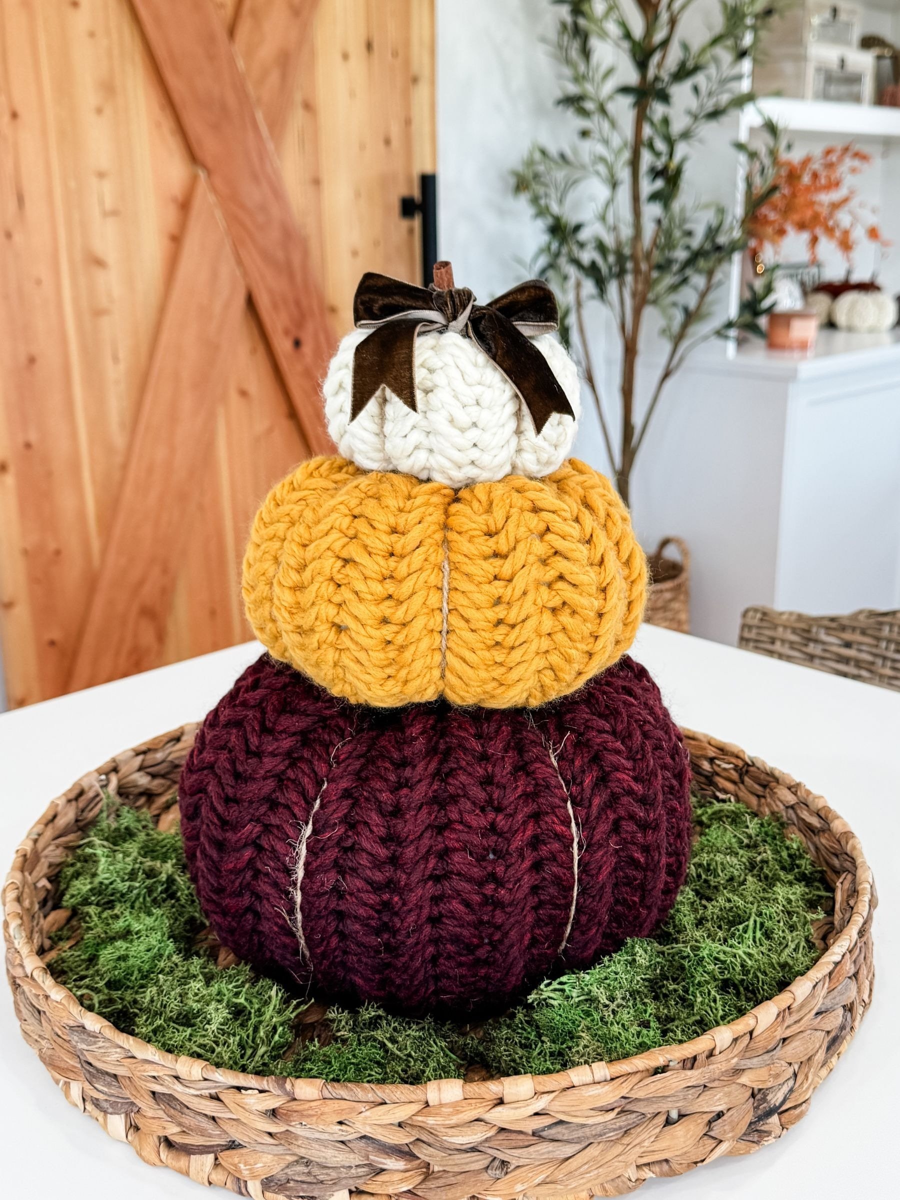 Chunky Herringbone Pumpkins Crochet Pattern product image (4)