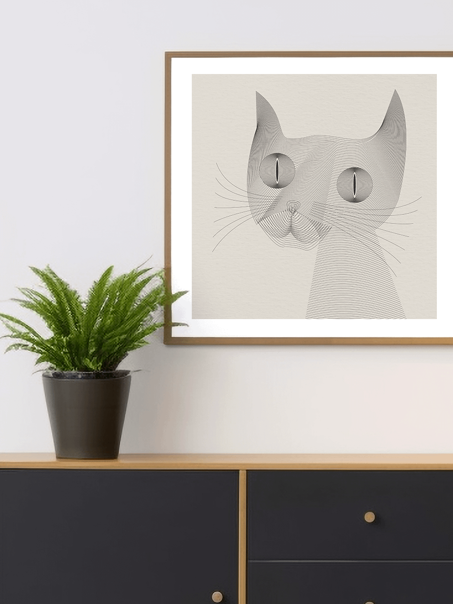 Thin Lines Art Print product image (6)