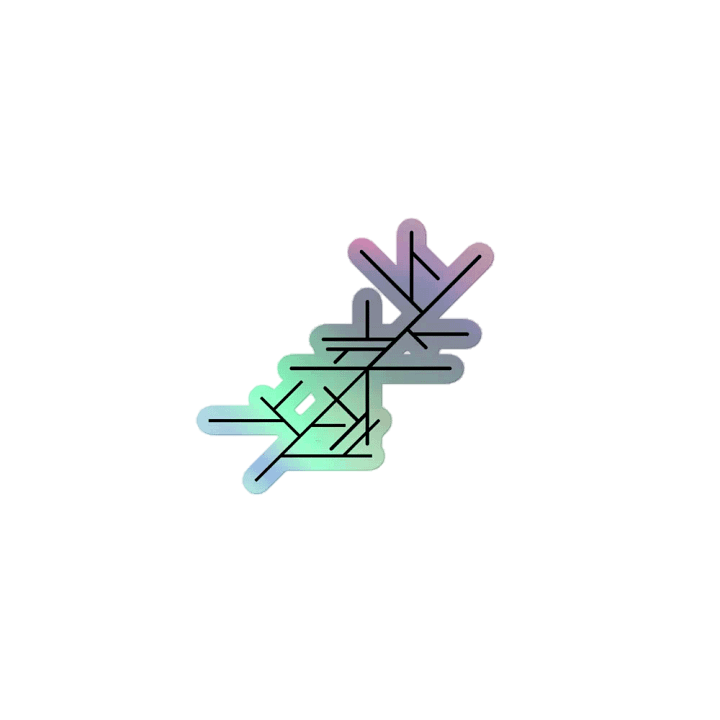 Fragments Holographic Sticker product image (1)
