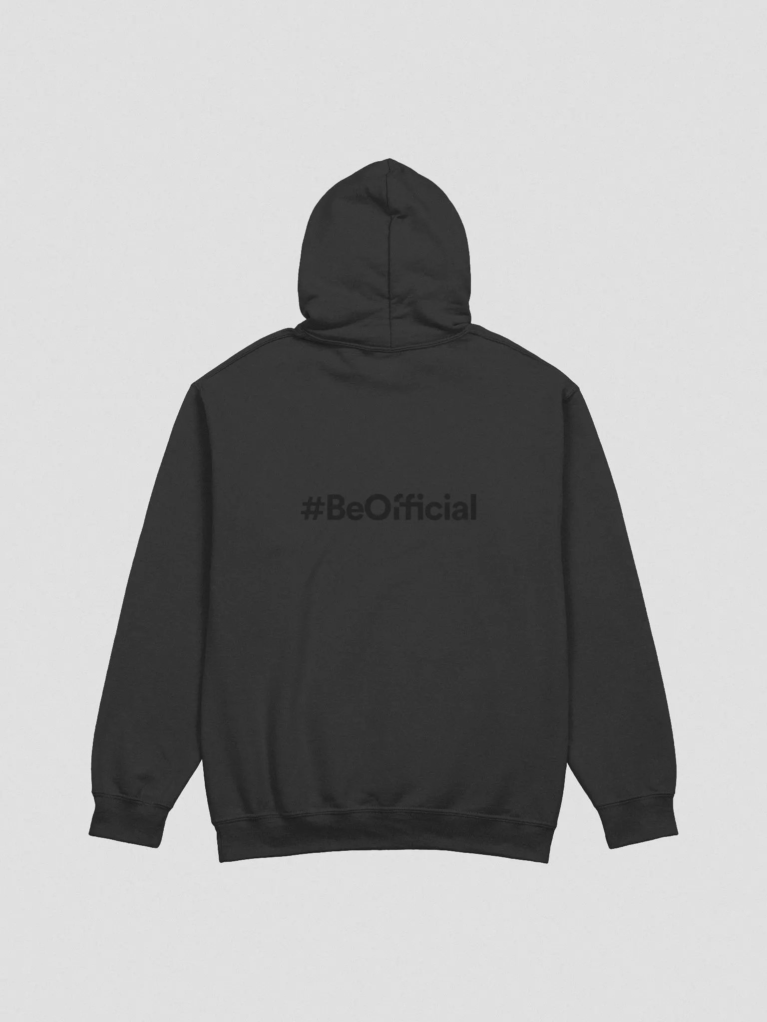 #BeOfficial Matte Black Hoodie product image (2)