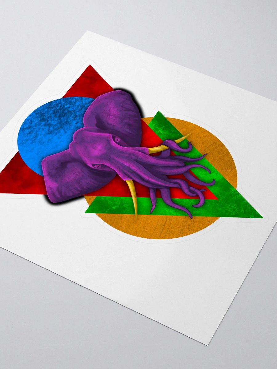 Pink Octophant - Sticker product image (3)
