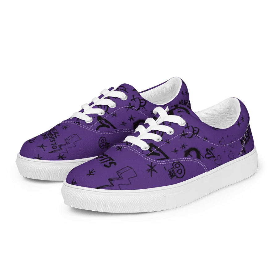 Misfits - Purple Women's Graphic Canvas Sneakers product image (5)