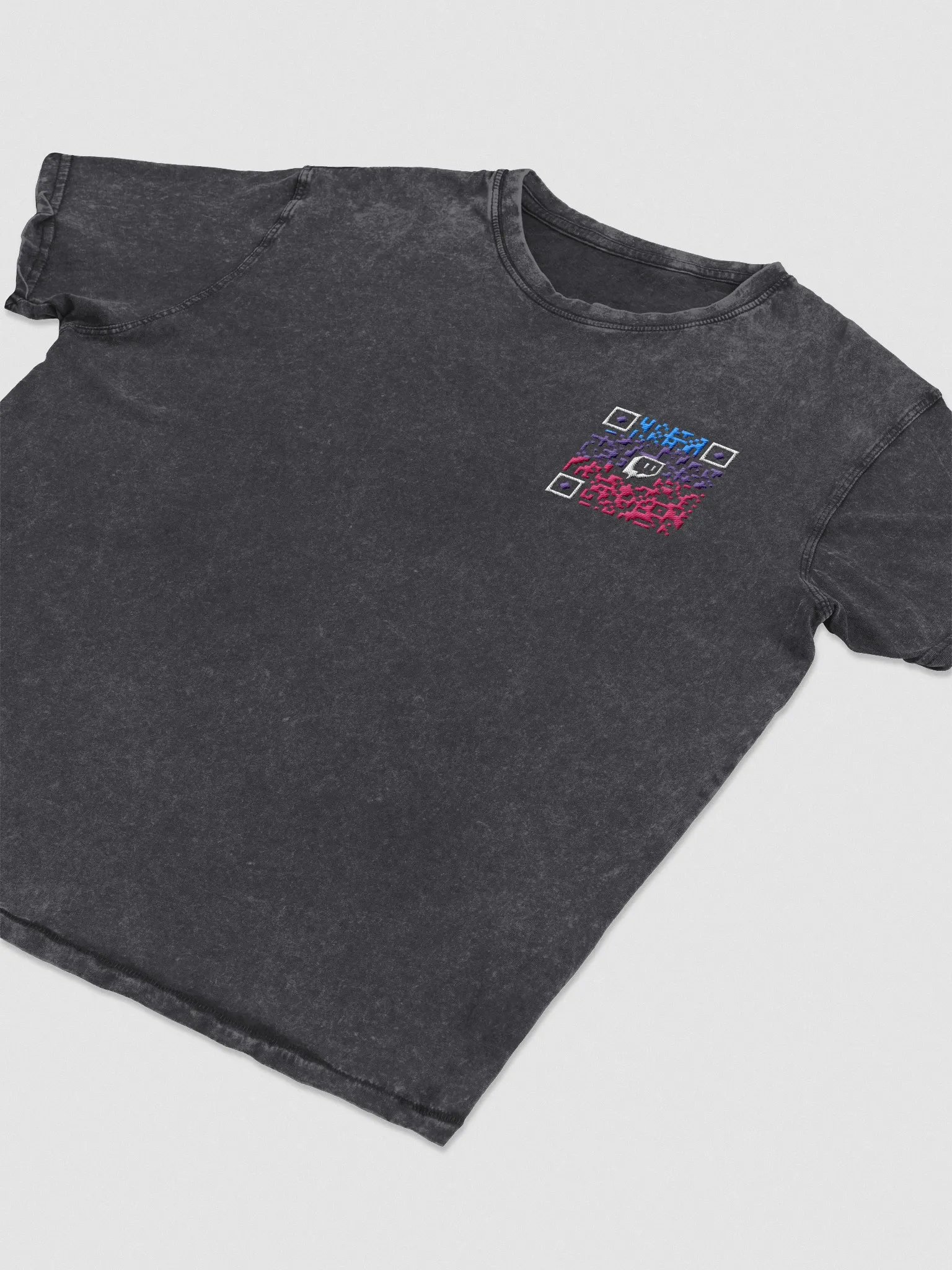 MA Twitch QR Code Embroidered Tee product image (3)
