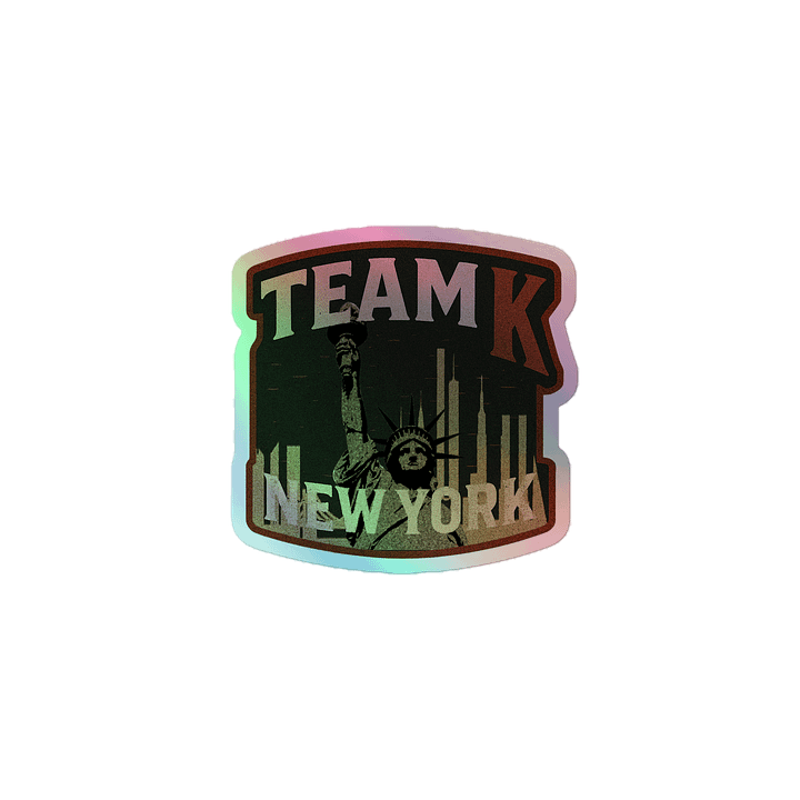 Team K New York HOLOGRAPHIC" STICKERS product image (1)