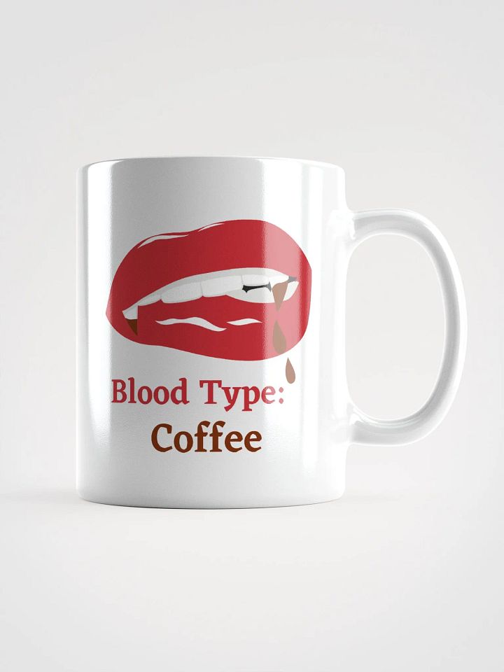 Blood Type: Coffee - White Glossy Mug product image (1)