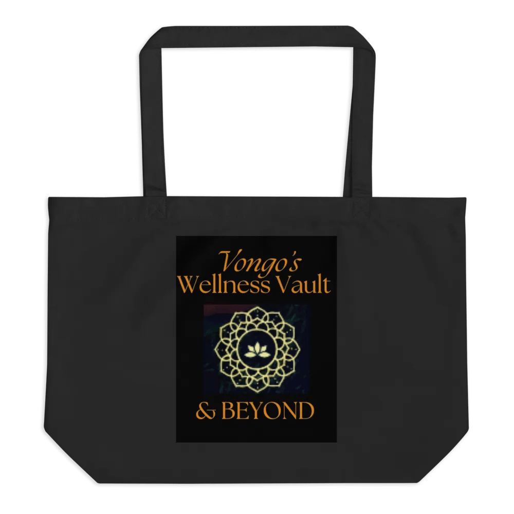 Lotus Serenity Organic Tote_Black product image (1)