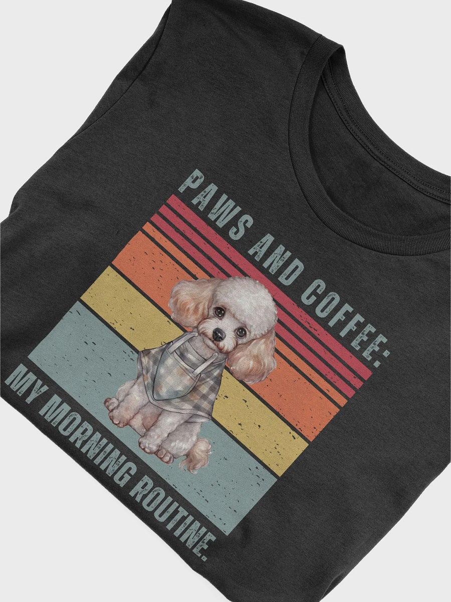 Paws and Coffee: Poodle Lover's Tee product image (17)