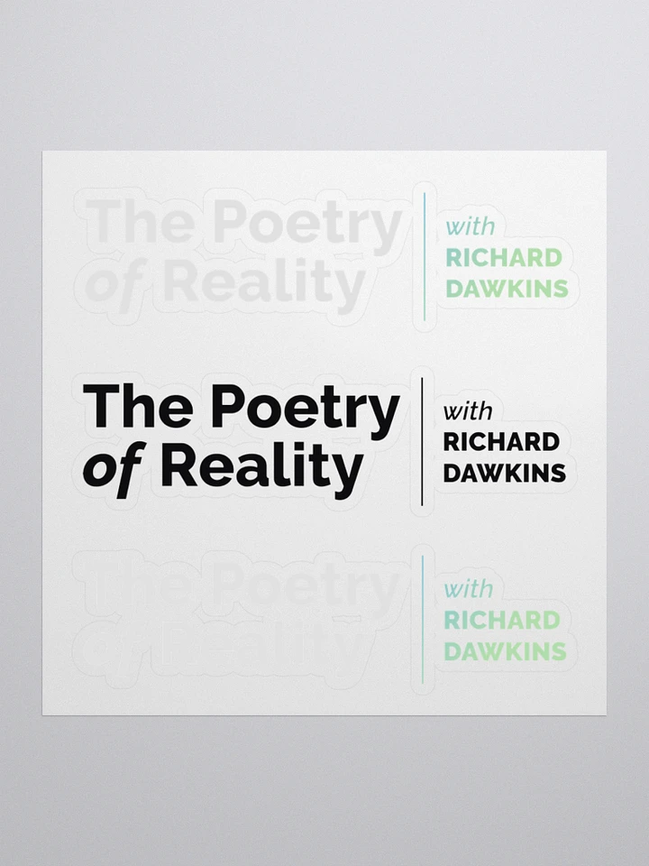 Poetry Of Reality Stickers product image (1)