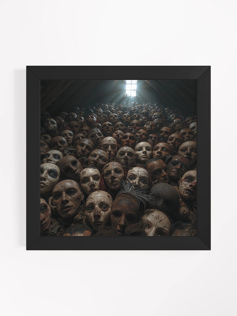 The Attic of Forgotten Faces Framed Print product image (5)