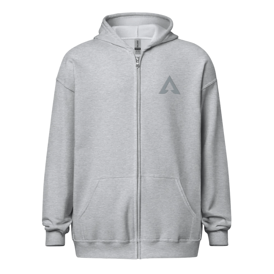 Zip Hoodie - Stealth logo (Embroidered) product image (1)
