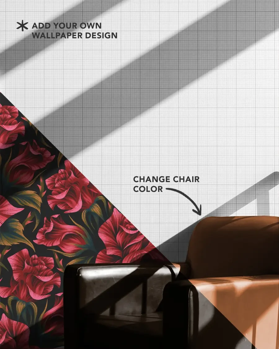 Wallpaper Mockup with Leather Chair product image (2)