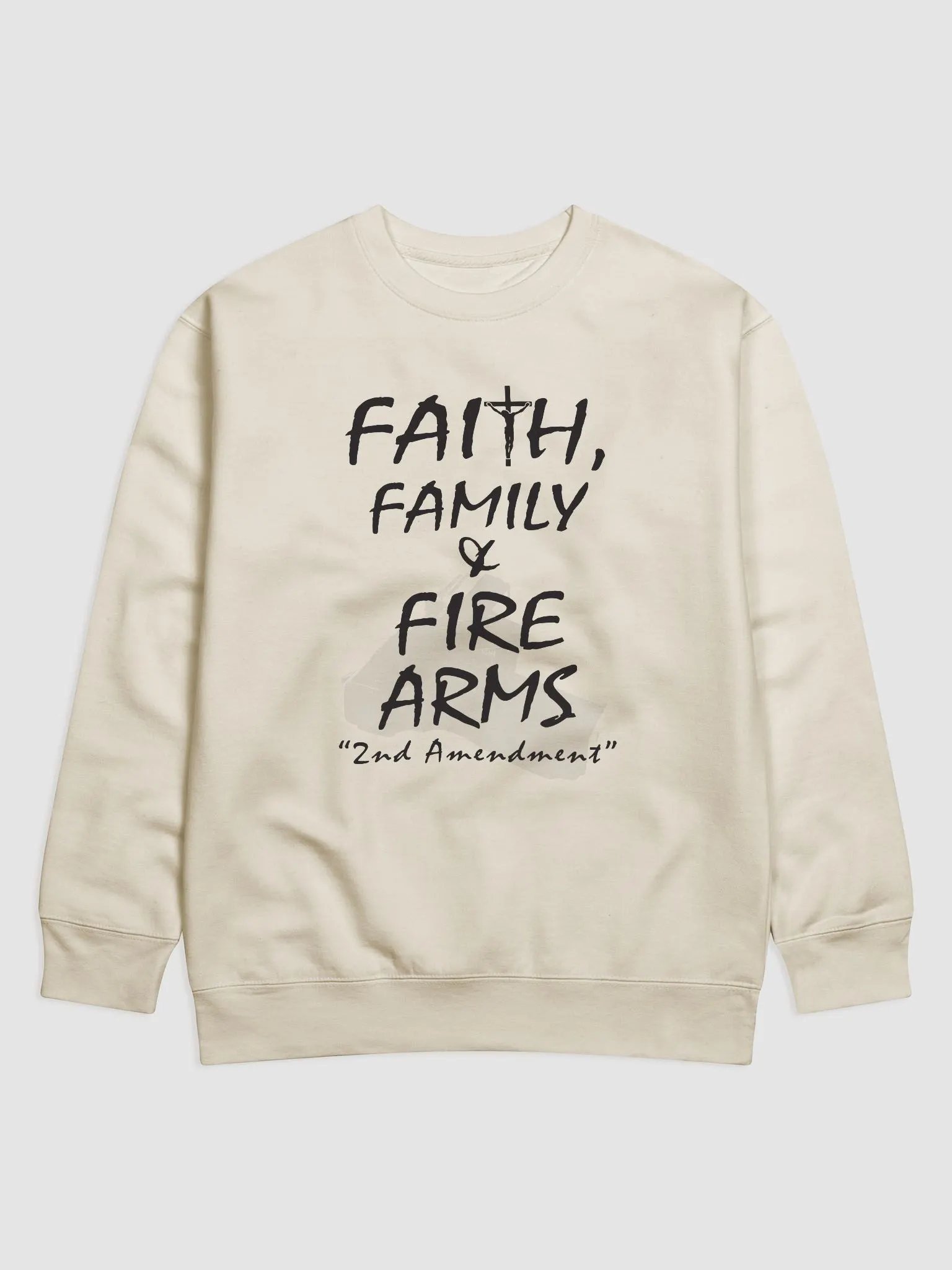 Faith, Family & Firearms 2nd Amendment | Sweatshirt product image (1)