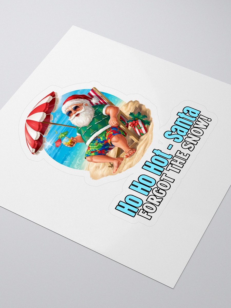 Santa's Beach Getaway Sticker Set product image (4)
