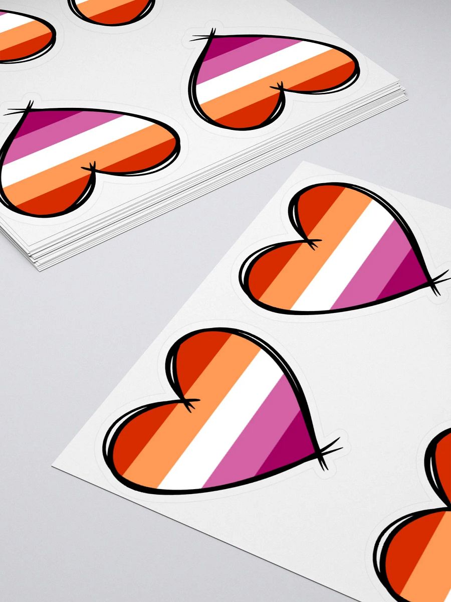 Lesbian Pride Stickers product image (7)