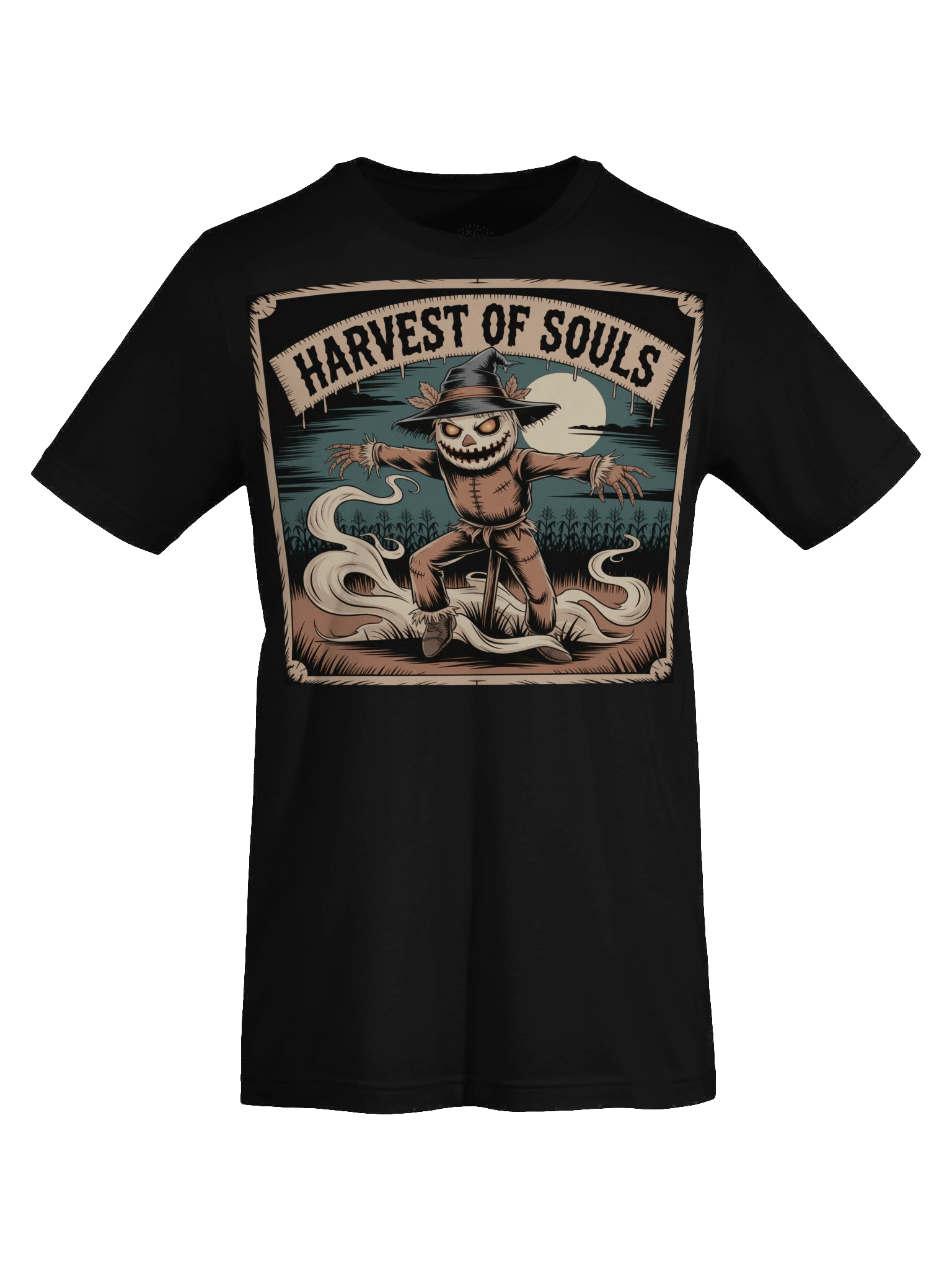 Harvest of Souls Halloween T-Shirt - Unisex Supersoft Design | Graphic Grove product image (69)
