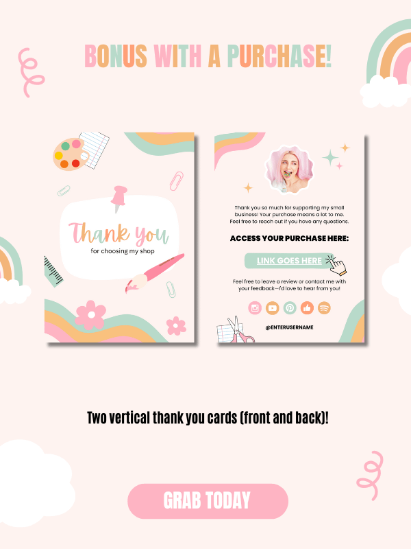 Whimsical MRR/PLR Etsy Receipt Banners product image (3)