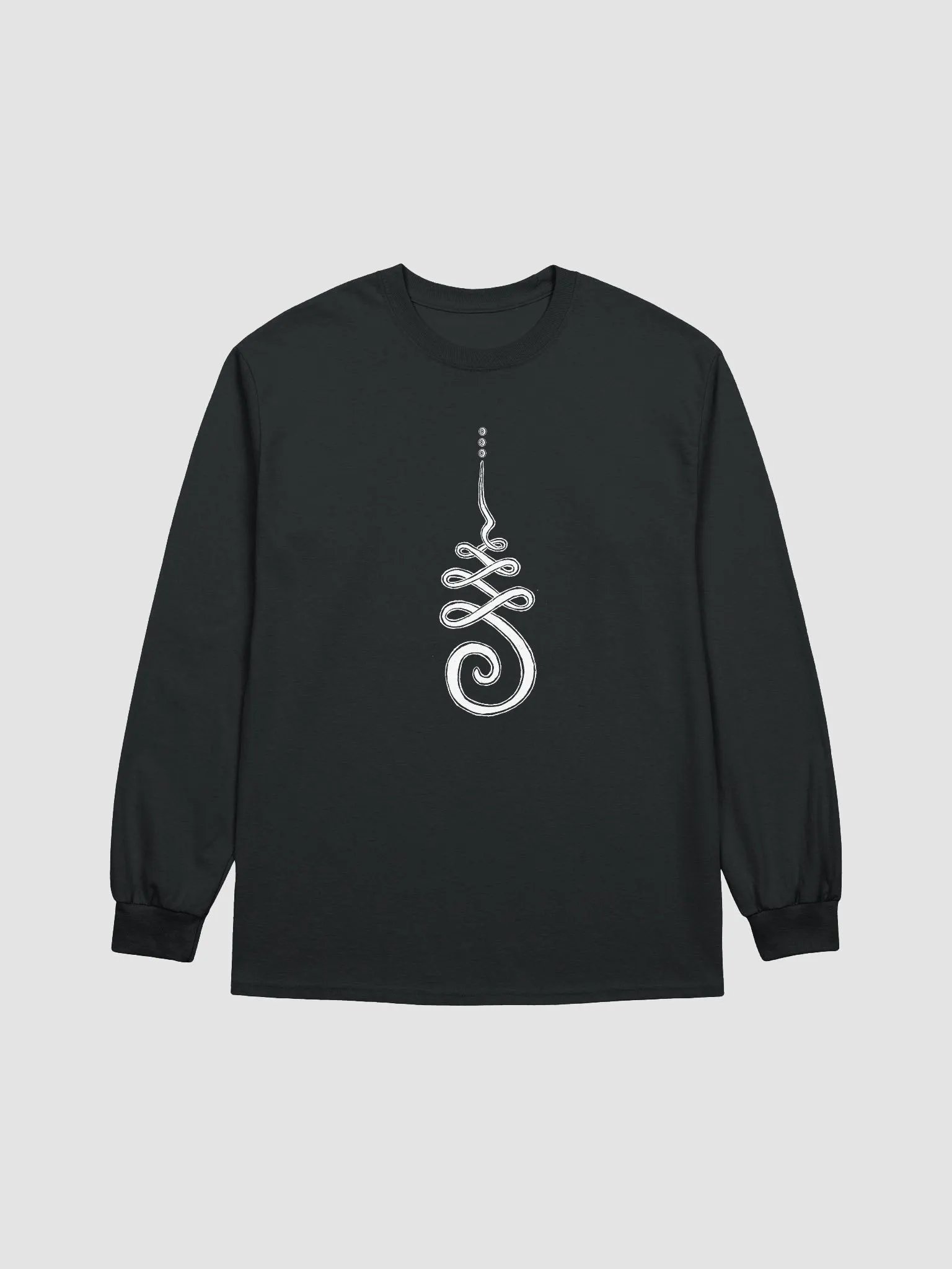 Stay on the Path Long-sleeve T-shirt - white print product image (6)