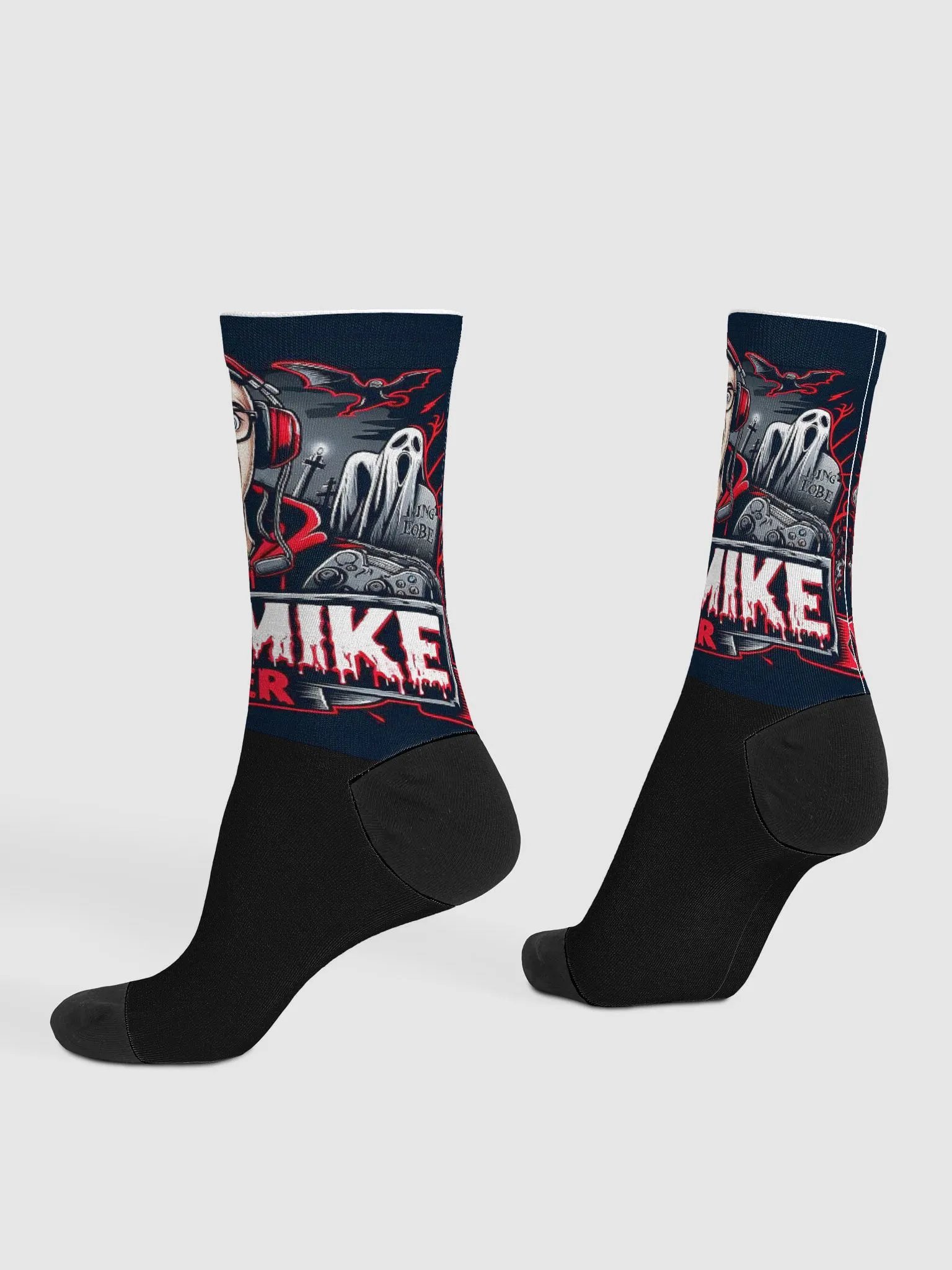Intense Gamer Vibes Crew Socks product image (4)