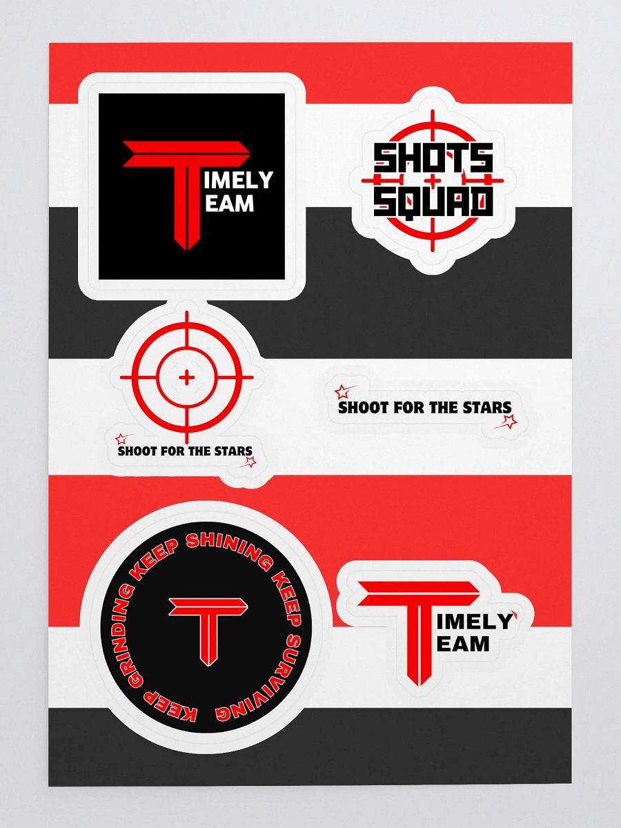 Timely Team Stickers ! product image (3)