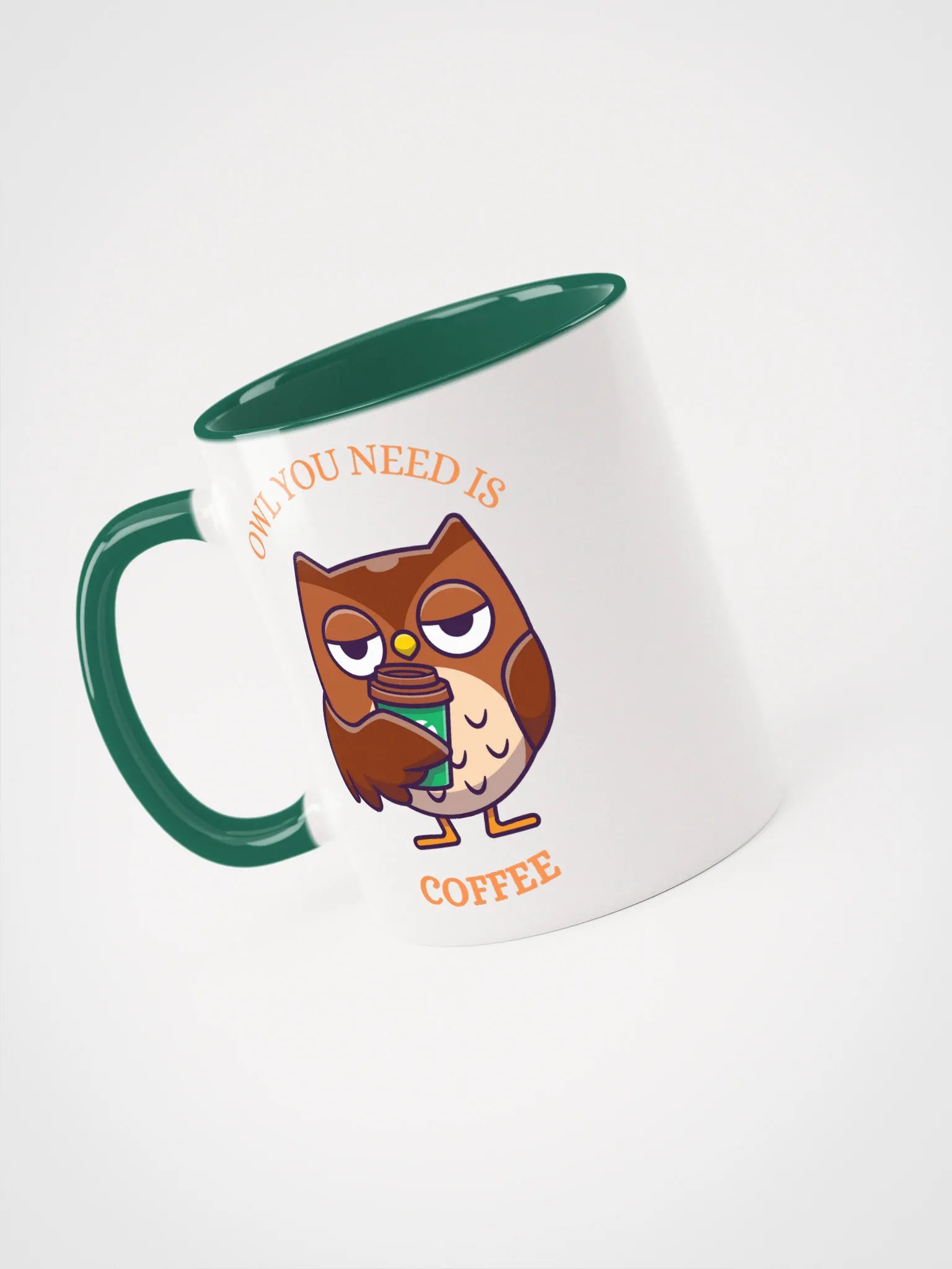 Coffee Owl Ceramic Mug product image (3)