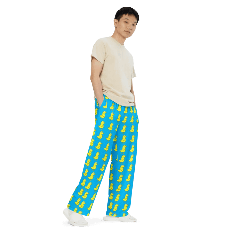 Quacker Waddle-Waddle Unisex Wide-Leg Pants product image (7)