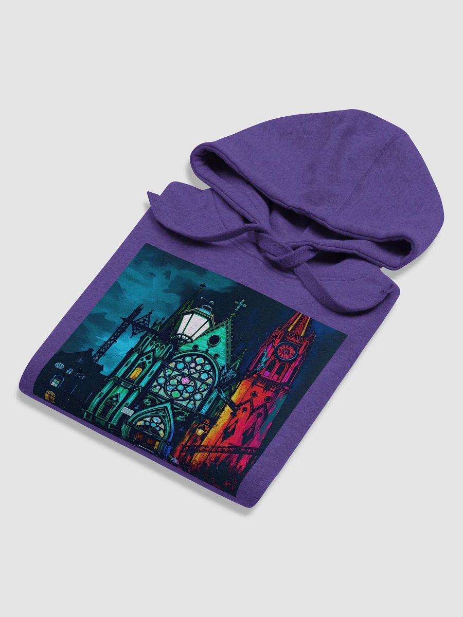 Gothic cathedral Cozy Cotton Blend Unisex Hoodie product image (6)