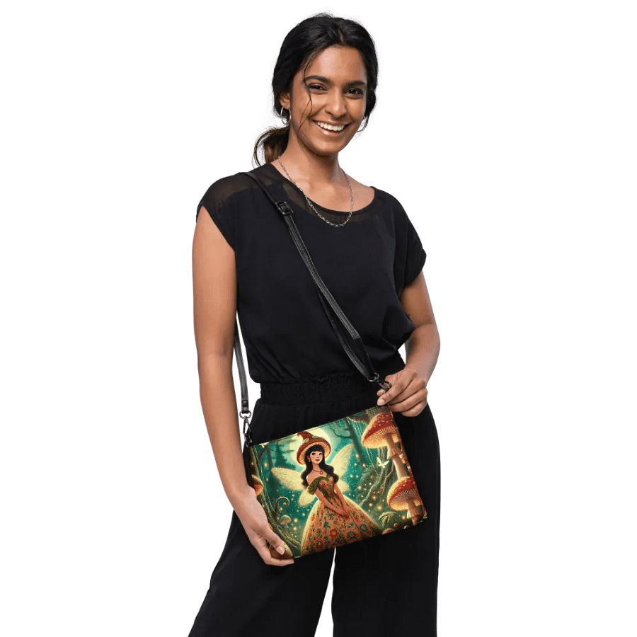 Mushroom Fairy All-Over Print Crossbody Bag product image (10)