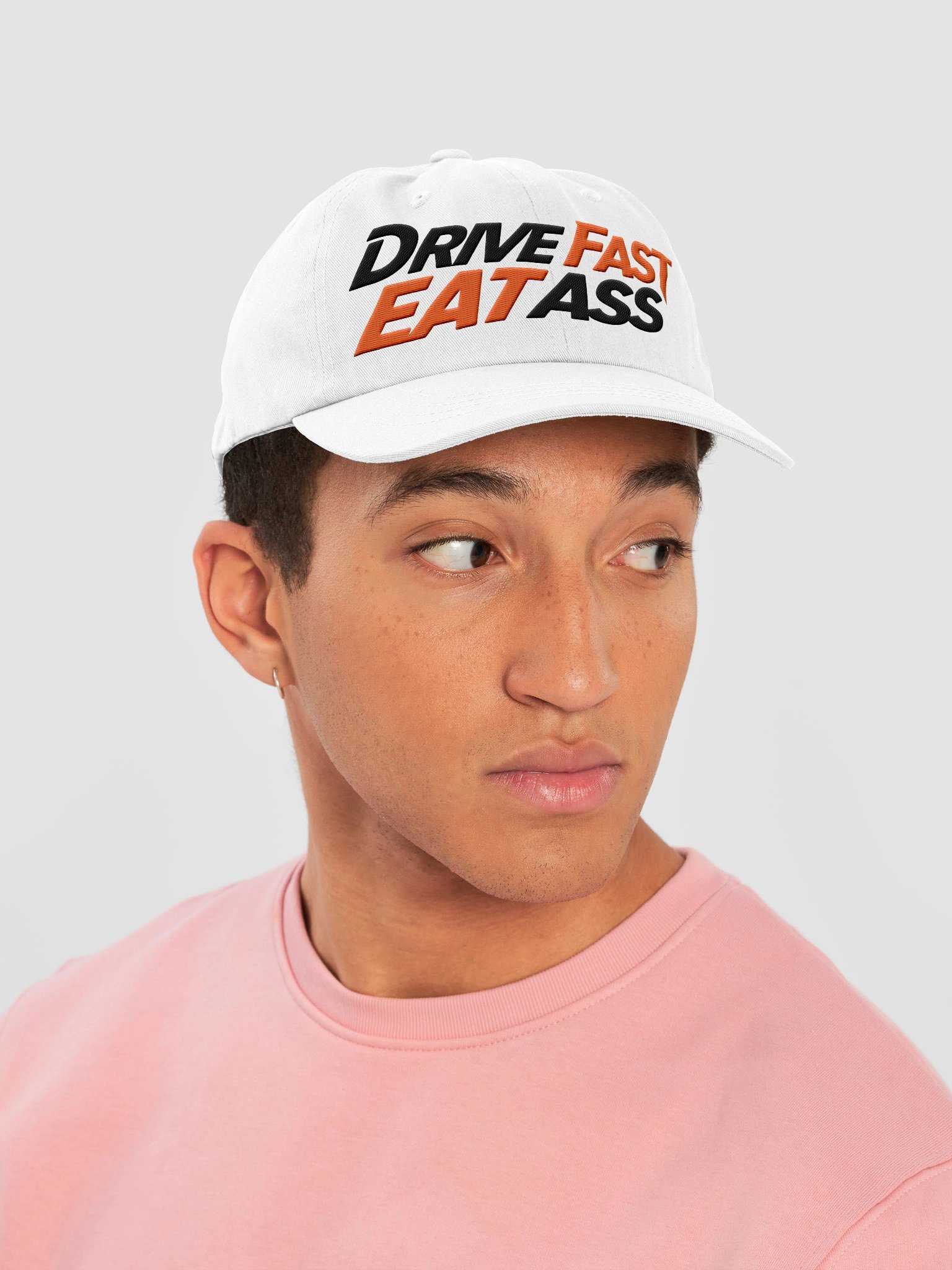 Drive Fast Eat Ass Embroidered Classic Dad Hat product image (6)
