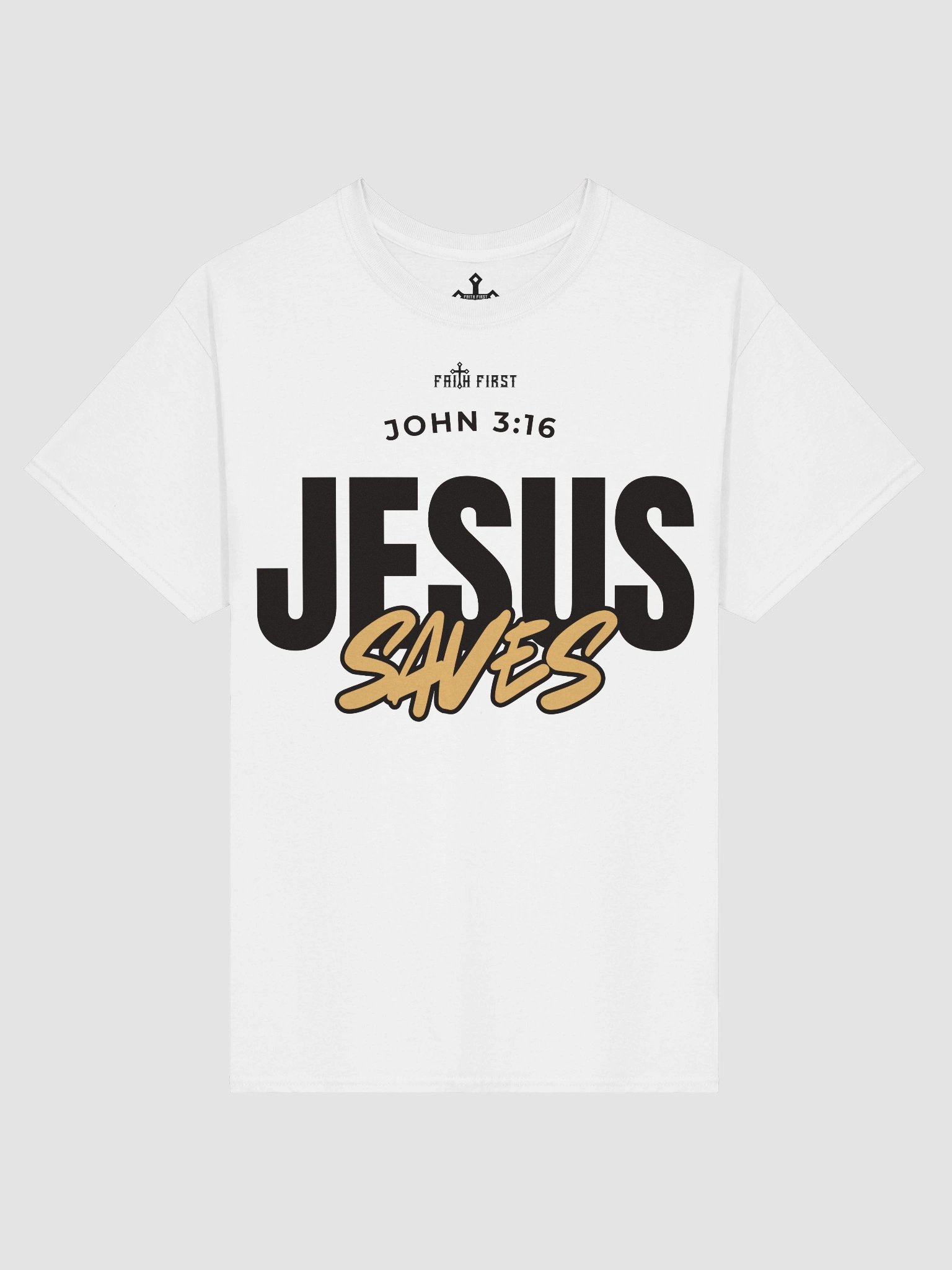 John 3:16 - Jesus Saves Unisex T-Shirt product image (4)