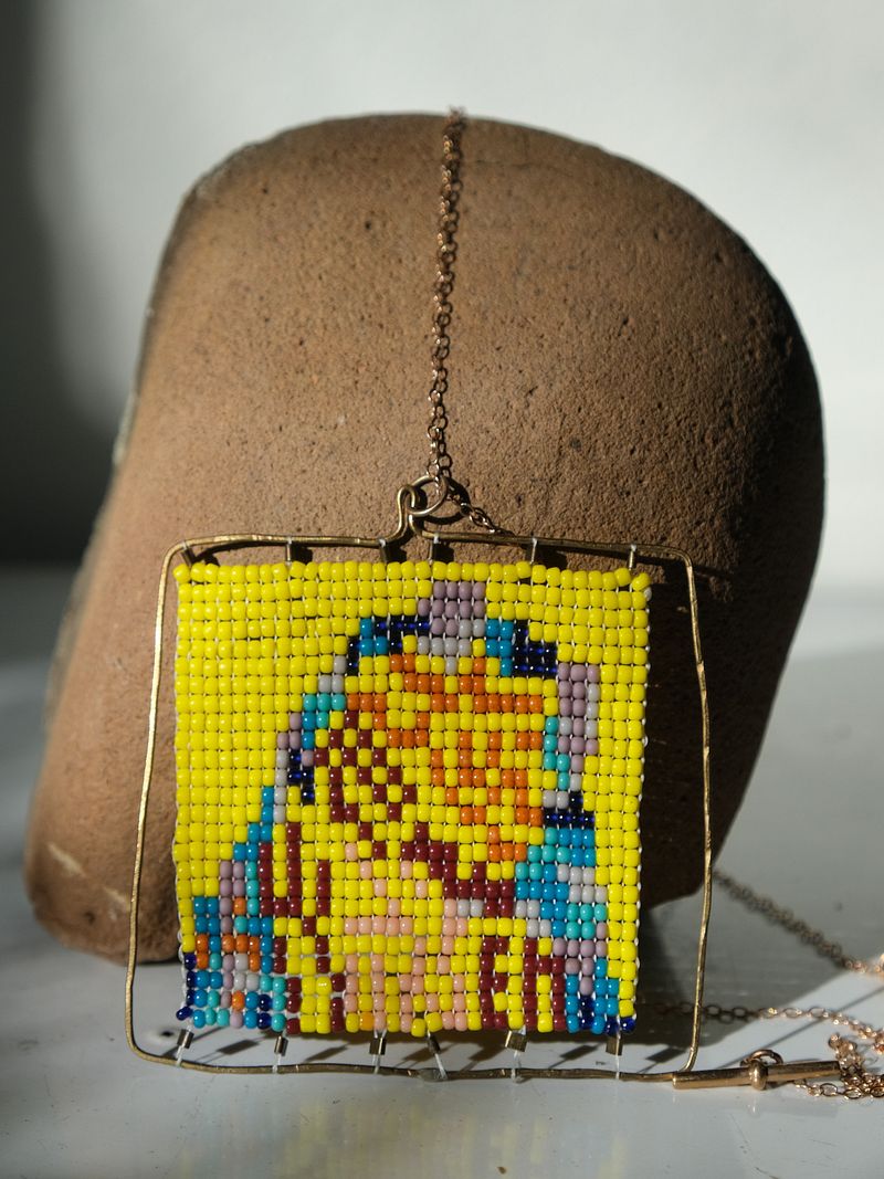 BEAD WEAVE PENDANT