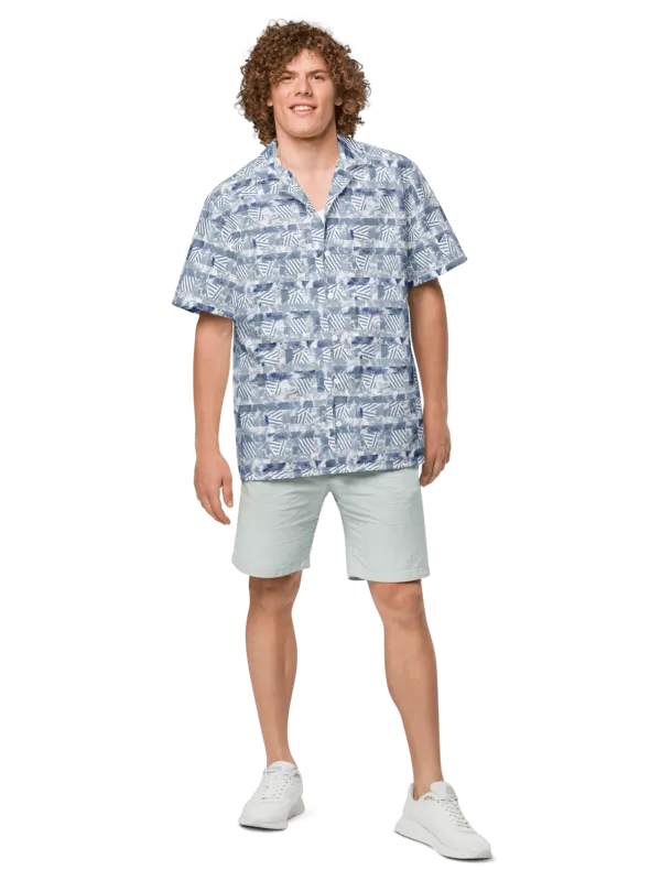 Blue Rainforest | Unisex Hawaiian Shirt product image (1)