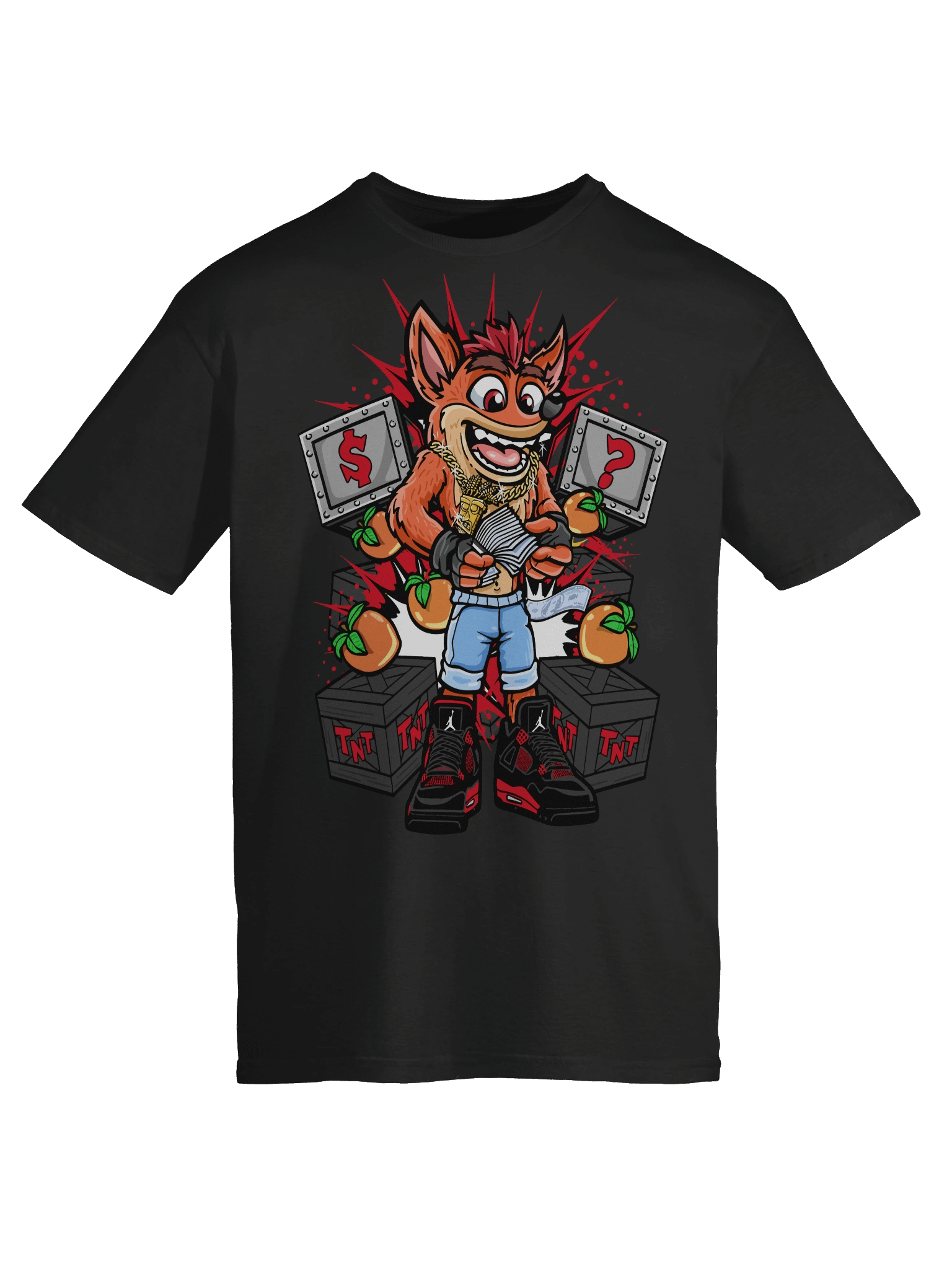 Crash Bandicoot – Street TNT Chaos – Gildan Softstyle T-Shirt product image (6)