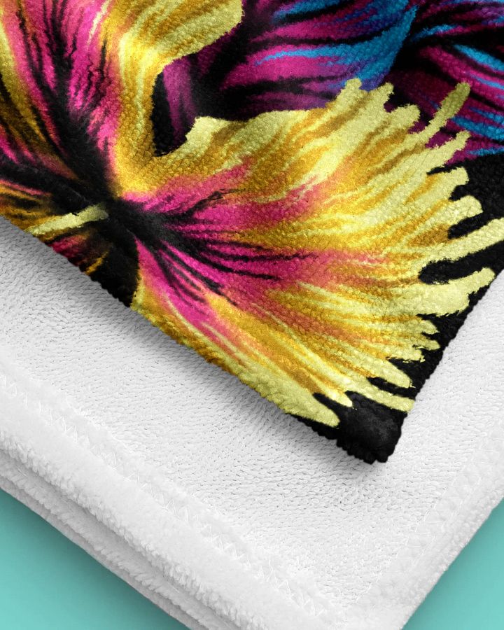 Beach Towel - Hibiscus & Butterflies / Multi-color product image (2)