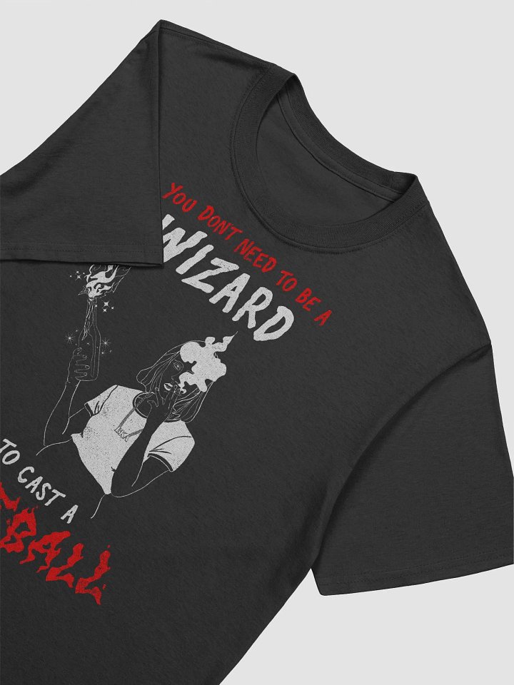Fireball Cigarette Tee // White on black product image (2)