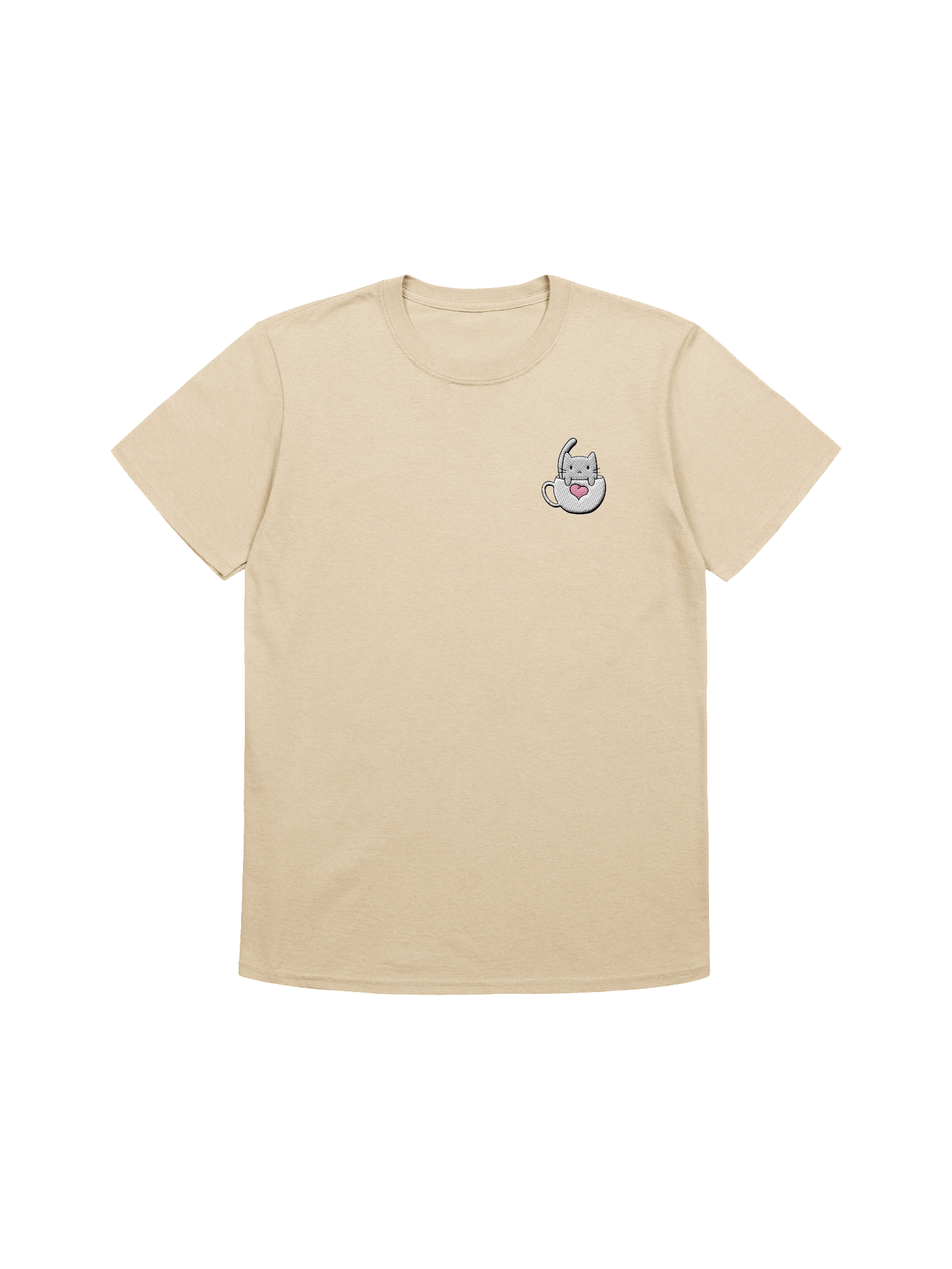 Softie's Café Logo T-Shirt || Left sided, Embroidered product image (99)