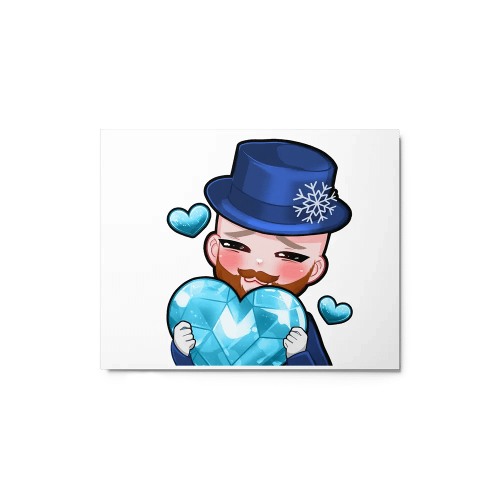 Love Glossy Metal Print product image (1)