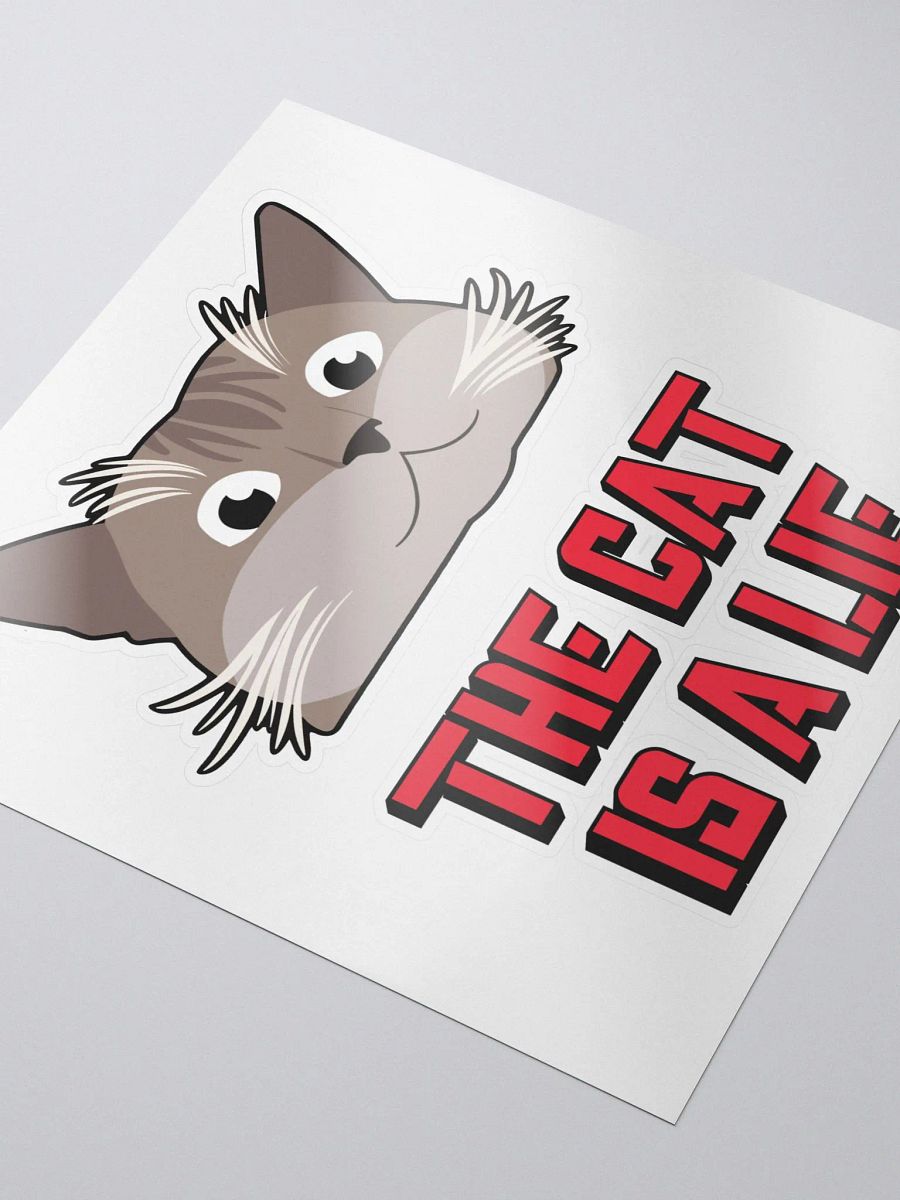 Cat Is A Lie Sticker product image (3)