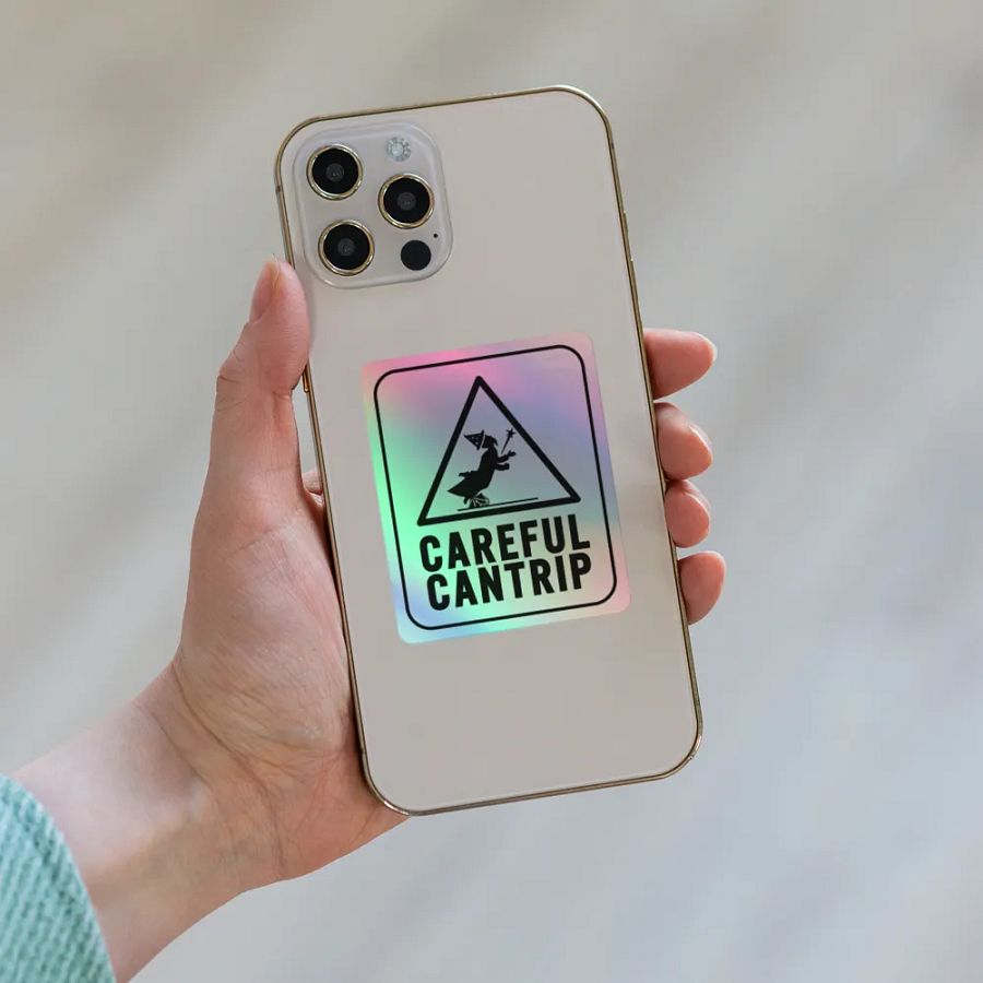 Holographic CC Logo Sticker product image (8)