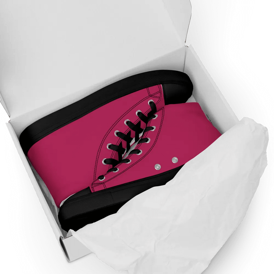 Wild Berry Vibes High Top Canvas Shoes product image (4)