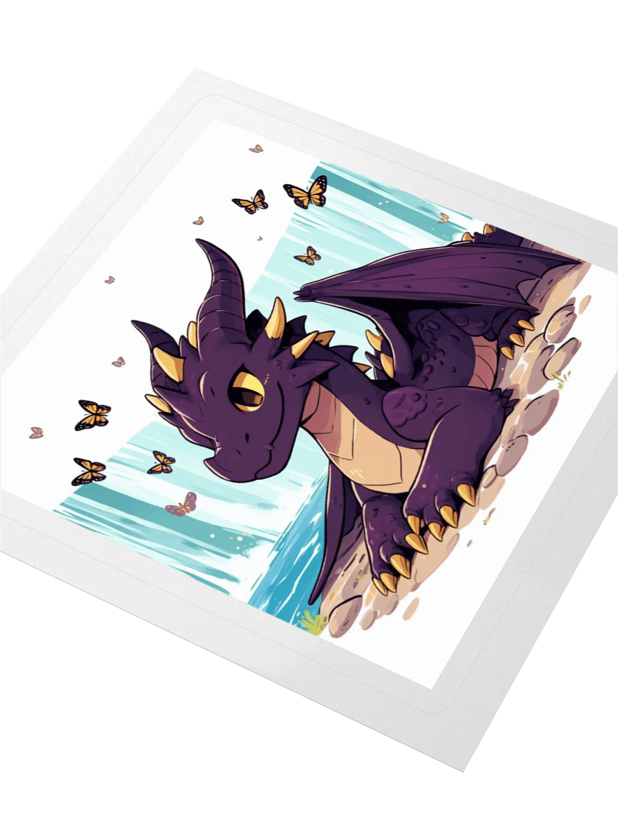 Tranquil Dragon Waterscape Stickers product image (6)