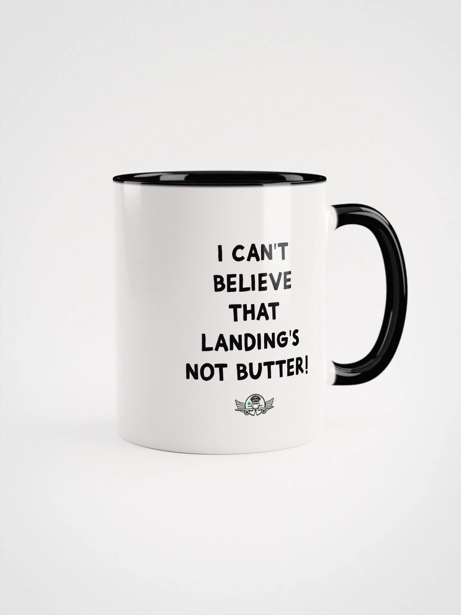 "I can't believe that landing's not butter!" Mug product image (1)