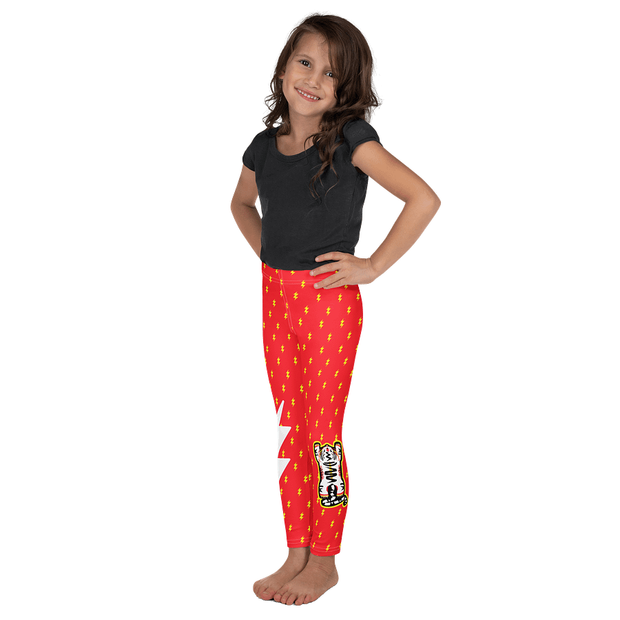 Red and Yellow Lightning - Kid's Leggings product image (3)