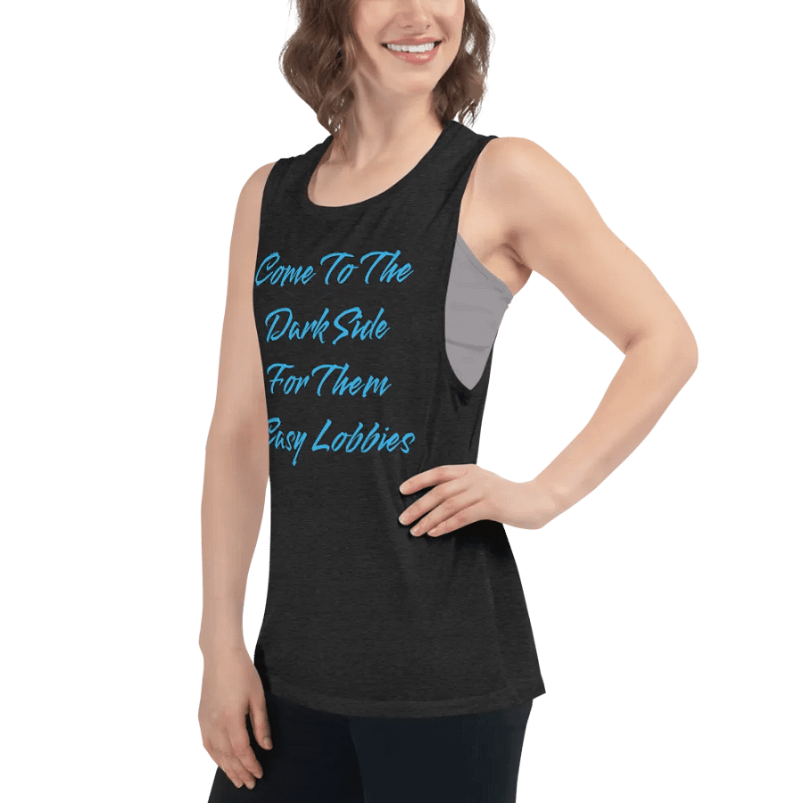 Glitchy Message Flowy Muscle Tank product image (6)