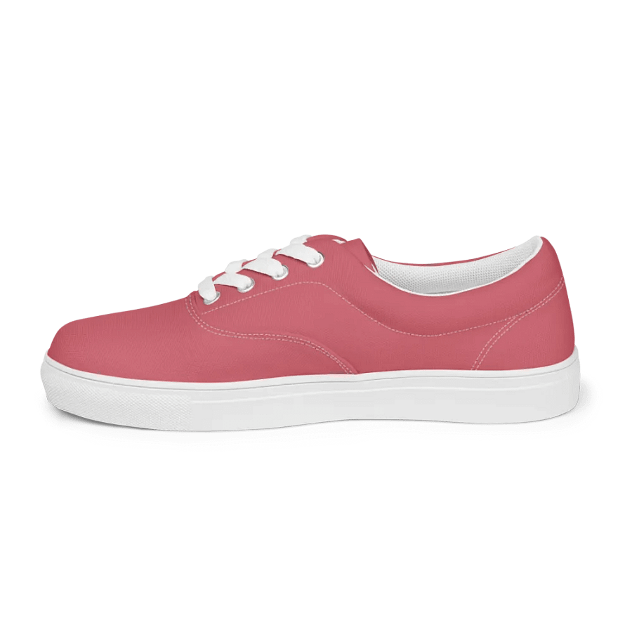 Muse Coquette Lace-Up Canvas Shoes (Sweet tea) product image (6)