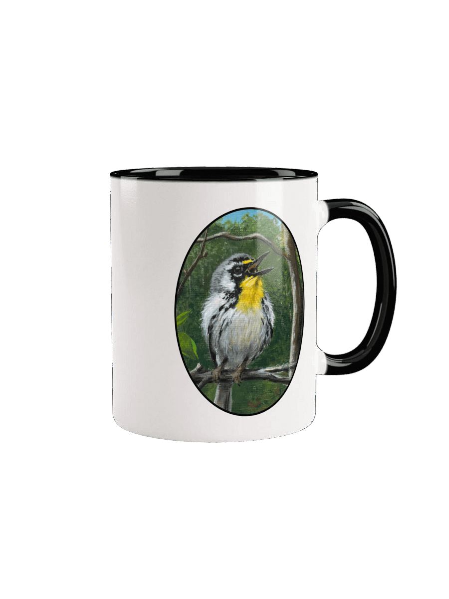 Yellow Throated Warbler in the Woods Mug product image (6)